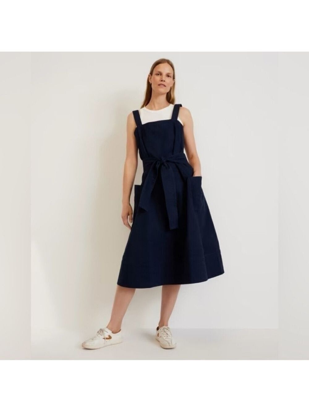Everlane The Organic Cotton Herringbone Dress Size XS